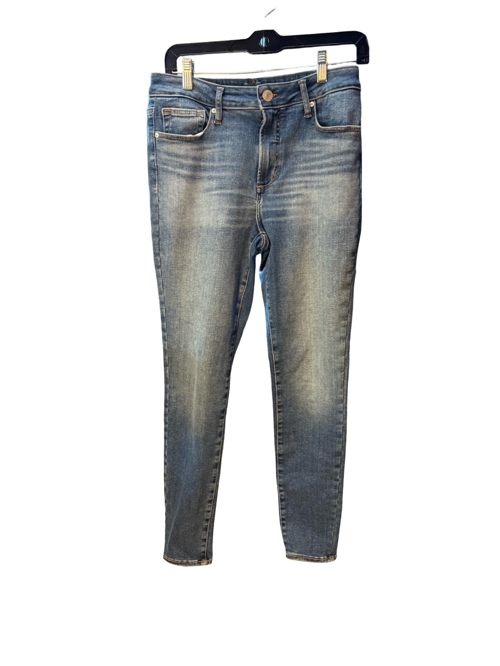 Jag Jeans Straight Leg Mid-Blue Washed Denim Pants